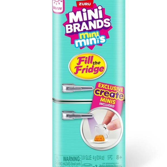 Mini Brands Fill the Fridge Playset - Picture 1 of 10